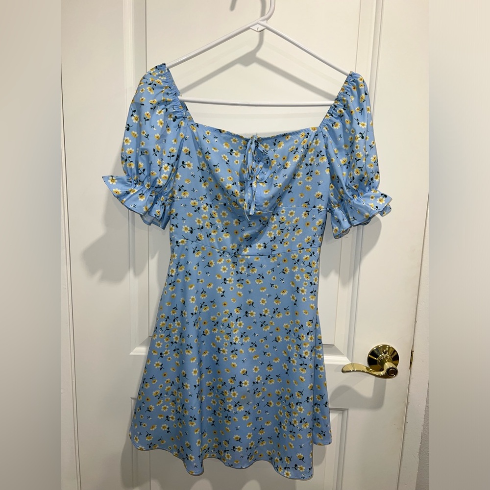 Blue sundress